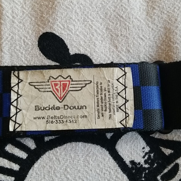 3/22!!! Checker Chevy Buckle Belt Vintage - Picture 6 of 6